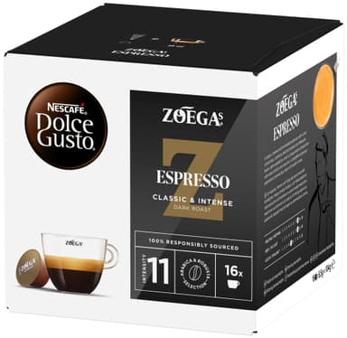 NESCAFÉ Dolce Gusto Zoégas Espresso kahvikapselit (16 kpl)