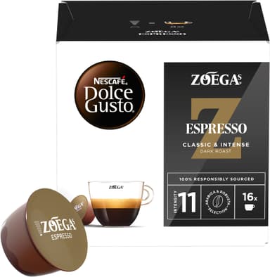 NESCAFÉ Dolce Gusto Zoégas Espresso kahvikapselit (16 kpl)