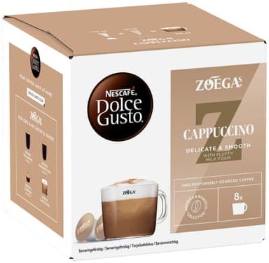 NESCAFÉ Dolce Gusto Zoégas Cappuccino kahvikapselit (16 kpl)