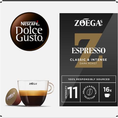 NESCAFÉ Dolce Gusto Zoégas Espresso kahvikapselit (16 kpl)