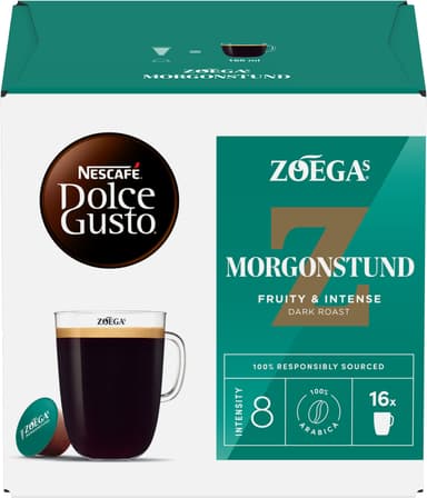 NESCAFÉ Dolce Gusto Zoégas Morgonstund kahvikapselit (16 kpl)