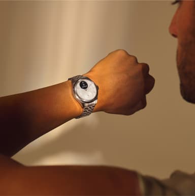 Withings ScanWatch Nova Brilliant hybridiälykello 39 mm (hopea)