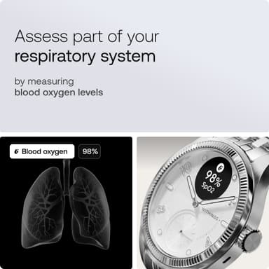 Withings ScanWatch Nova Brilliant hybridiälykello 39 mm (hopea)