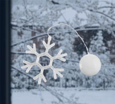 LED-valo jouluksi, lumikide