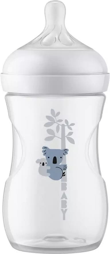 Philips Avent SCY903/67 Natural Response -tuttipullo, 260 ml, koala