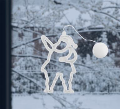 LED-valo jouluksi, tonttu