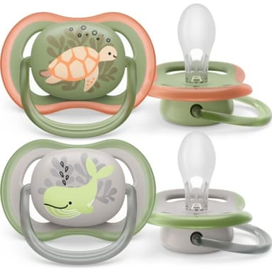 Philips Avent SCF085/60 Ultra Air -tutit 6-18 kk, 2 kpl, kilpikonna