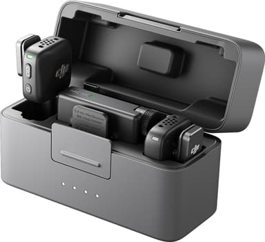 DJI Mic Mini lavalier mikrofoni + vastaanotin + latauskotelo setti