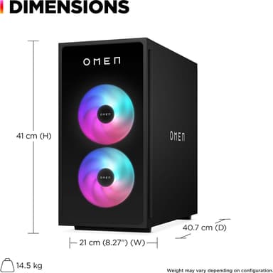 HP Omen 35L i5-14F/16/1 TB/4060Ti pelitietokone