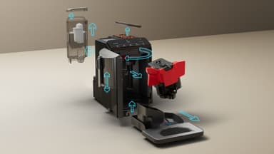 Siemens EQ300 kahvinkeitin TF301E09 (pianomusta)
