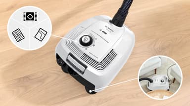 Bosch Series 4 pölynimuri BGL38WH3H