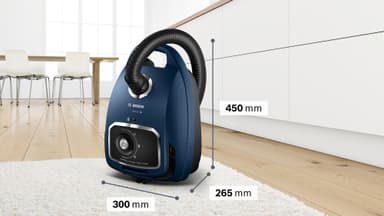 Bosch Series 6 pölypussillinen pölynimuri BGL6BU3 (Imperial Blue)