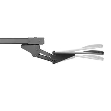 StarTech.com KBTRAYADJ, Musta, 20°, -15 - 15°, 2 kg, Muovi, Terästä, CE, REACH