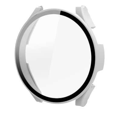 Suojakuori näytönsuojalla Samsung Galaxy Watch 4/5 40 mm:lle Valkoinen