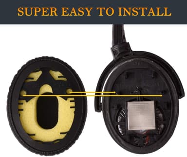 Bose QuietComfort QC 3 korvatyynyä 1 pari keinonahkaa Musta