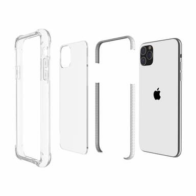 Läpinäkyvä iskunkestävä iPhone 14 Pro -mobiilikotelo Läpinäkyvä iPhone 14 Pro