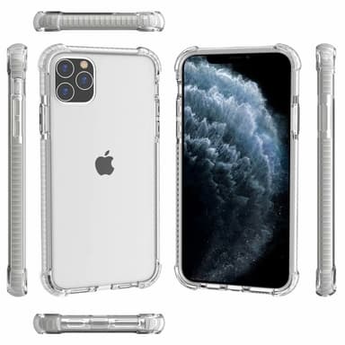 Läpinäkyvä iskunkestävä iPhone 14 Pro -mobiilikotelo Läpinäkyvä iPhone 14 Pro