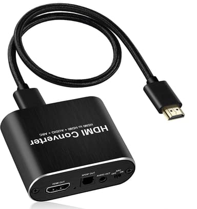 HDMI Audio Extractor -video-/äänijakaja 3D 4K