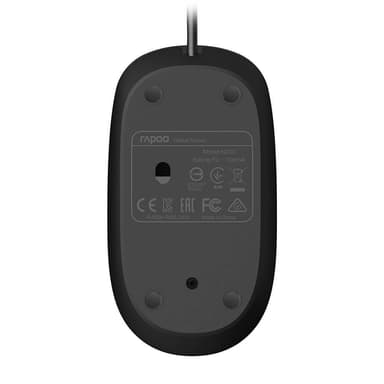 RAPOO Keyboard/Mice Set NX2000 Wired Black