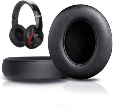 Korvatyynyt Beats Studio 2.0:lle 1 pari Musta