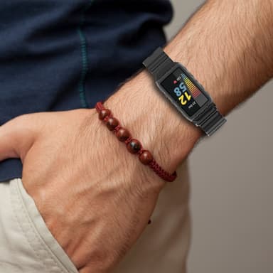 Silikoniranneke Fitbit Charge 6/5/4/4 SE/3/3 SE:lle Musta