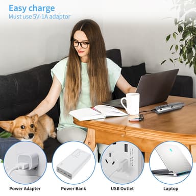 Sähköinen lemmikkieläinten kynsileikkuri koiran kynsien hiomakone 8000 RPM hiljaiset LED-valot Musta