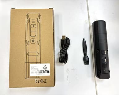 Sähköinen lemmikkieläinten kynsileikkuri koiran kynsien hiomakone 8000 RPM hiljaiset LED-valot Musta