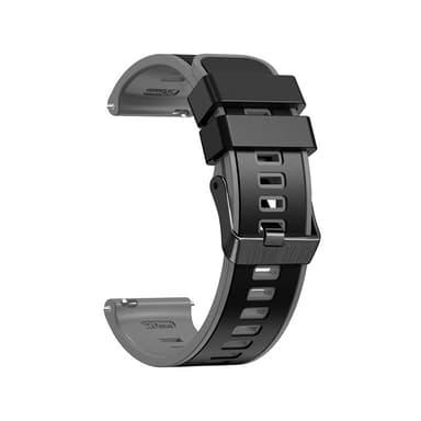 Silikonirannekello Garmin Venu 2 -sarjaan Musta + harmaa