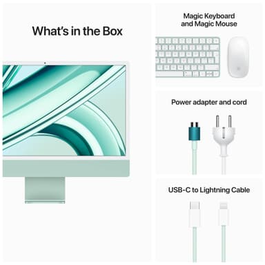iMac 24" M3 8/8/256 (vihreä)