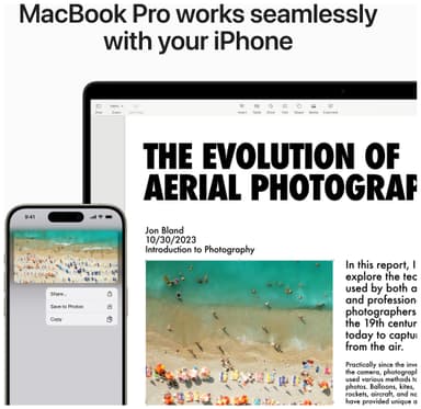 MacBook Pro 14 M3 Pro 18/1 TB (tähtimusta)