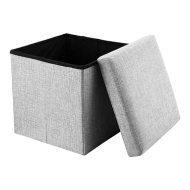 Kokoontaittuva Jakkara 38x38x38 cm Istuintuoli (harmaa)