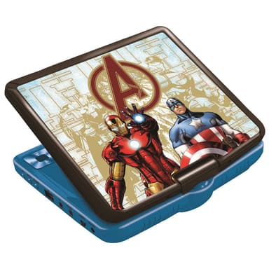 Avengers Kannettava DVD-soitin 7 pyörivä näyttö USB-portti ja kuulokkeet