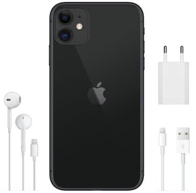 iPhone 11 älypuhelin 128 GB (musta)