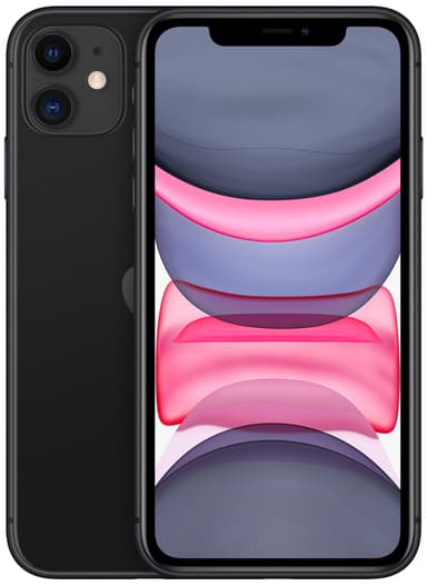 iPhone 11 älypuhelin 128 GB (musta)