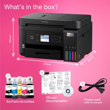 Epson EcoTank ET-3850 monitoimitulostin