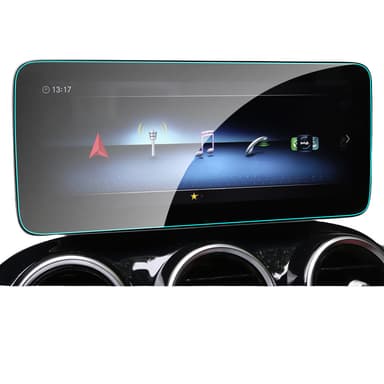 Näytönsuoja Mercedes-Benz 19-21 C-Class/20-22 GLC autonavigaattorille 2 kpl