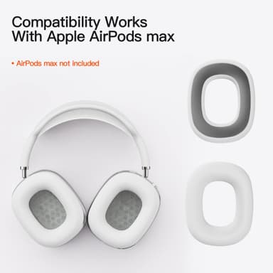Korvatyynyt Airpods Max -kuulokkeille Valkoinen