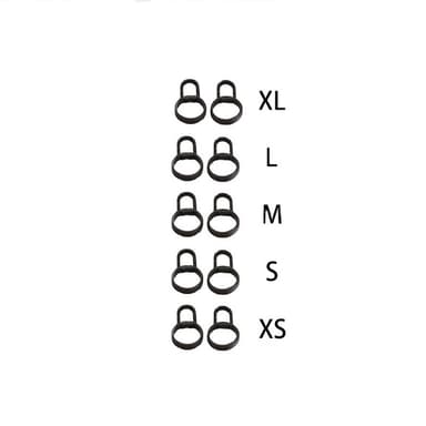 Silikoniset korvakoukut Sony LinkBuds WF-L900:lle Musta