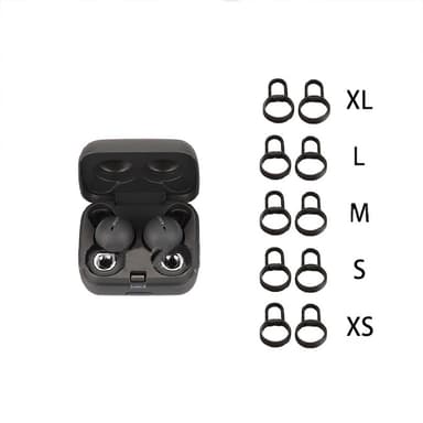 Silikoniset korvakoukut Sony LinkBuds WF-L900:lle Musta