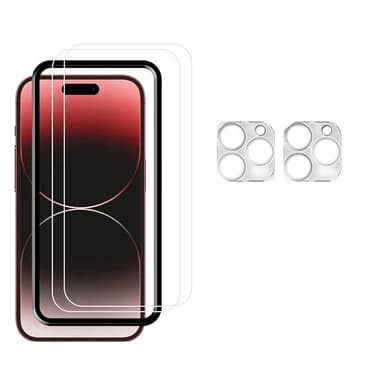 Karkaistu lasi näytönsuoja iPhone 15 -sarjalle iPhone 15