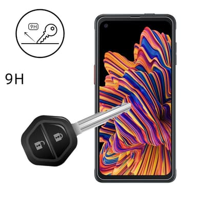 2-pakkainen näytönsuoja Samsung Galaxy -sarjan puhelimelle, karkaistu lasi Samsung Galaxy A35/A55