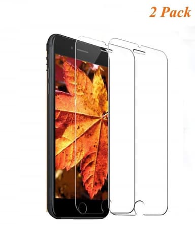 Näytönsuoja iPhone 8 karkaistu lasi Läpinäkyvä 2 kpl