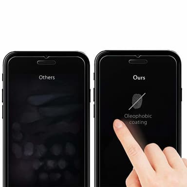 Näytönsuoja iPhone 8 karkaistu lasi Läpinäkyvä 2 kpl