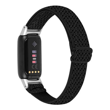Säädettävä nailonhihna Fitbit Inspir 2:lle Musta