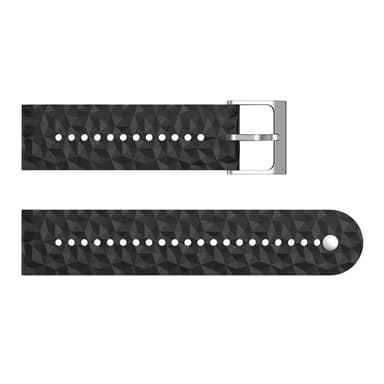Silikonirannekello Suunto Watchiin Musta Suunto 24mm