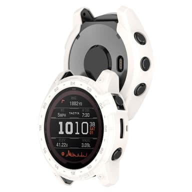 Älykäs suojakellokotelo Garmin Tactix7 MAOLED-kellolle Valkoinen