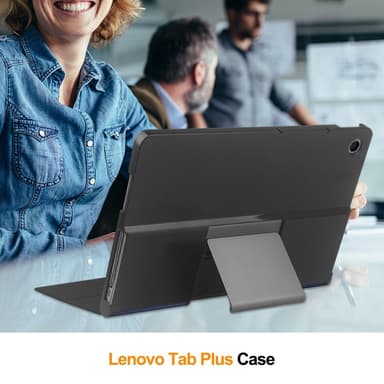 SKALO Lenovo Tab Plus 11.5"" Duofold PU-Nahkakotelo - Sininen