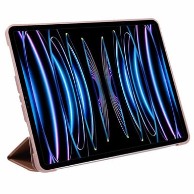 SKALO iPad Pro 12.9 (Gen 4/5/6) Trifold Suojakotelo - Ruusukulta