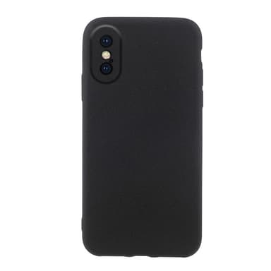 SKALO iPhone X/XS Ultraohut Frosted TPU-kuori - Musta