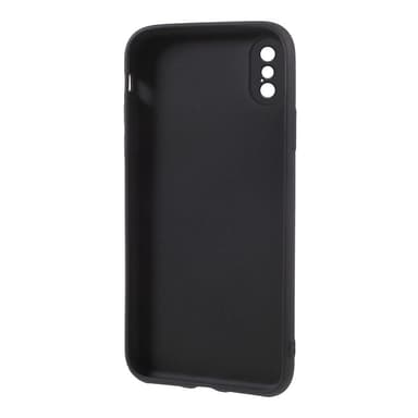 SKALO iPhone X/XS Ultraohut Frosted TPU-kuori - Musta